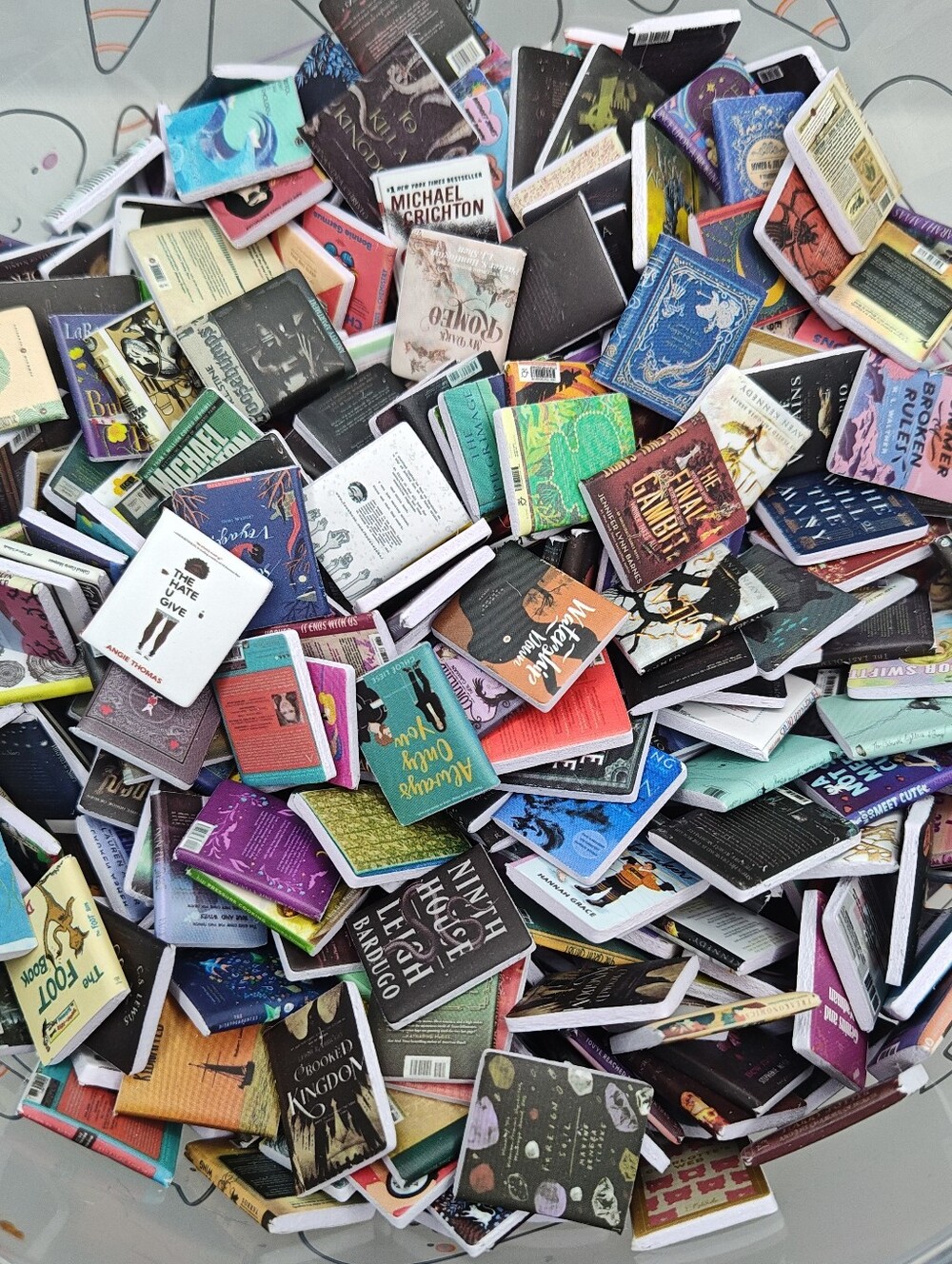 50 Mini Books! Miniatures, Minis, Tiny Books, Whimsical Home Decor